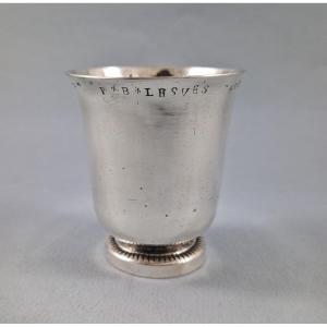 Heavy Sterling Silver Beaker  From Tours From The 18th Century