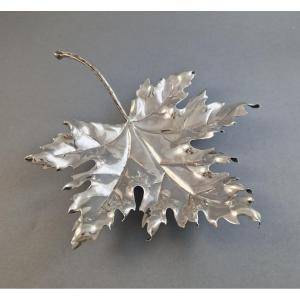 Buccellati - Sterling Silver Leaf Bowl