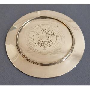 Paten For Chalice In Sterling Silver 