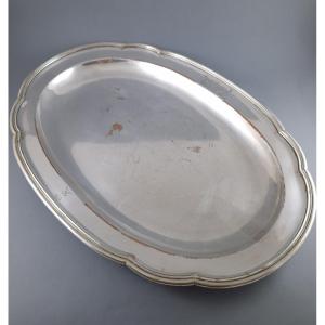 18th Silver Plated Metal Dish