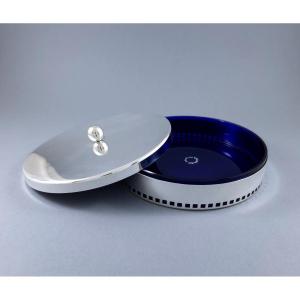 Boite en argent massif et verre par Cleto Munari