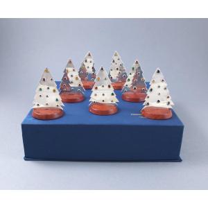 7 Sterling Silver Place Card Holders / Menu Holders