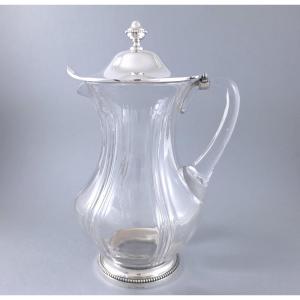 Linzeler - Crystal And Sterling Silver Water Pitcher