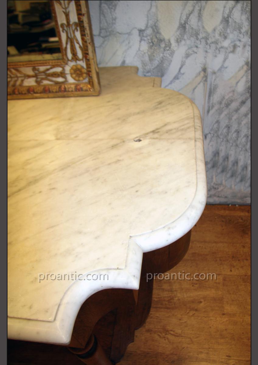 Pastry Comptoir Oak And White Marble Veined-photo-2