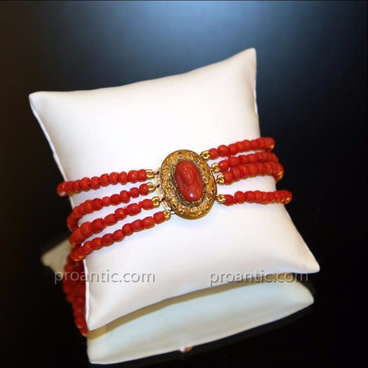 Gold Bracelet And Coral-photo-2