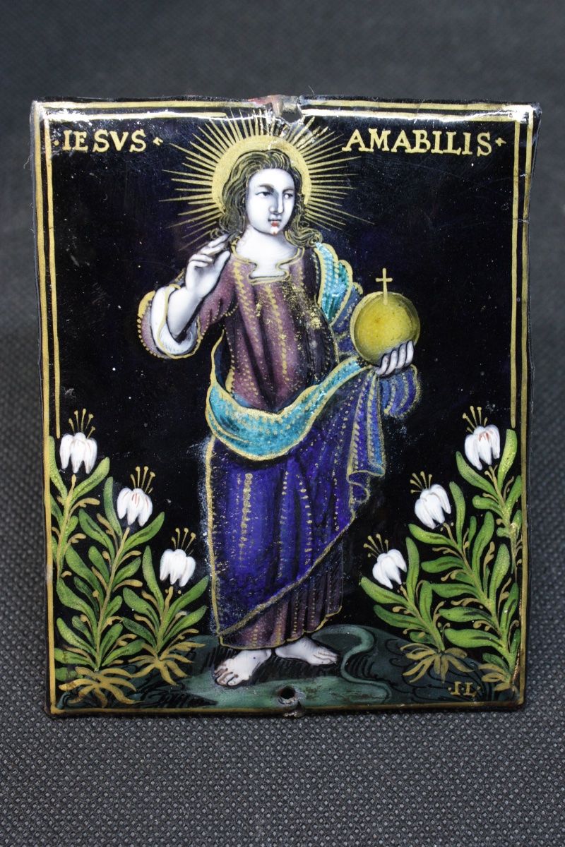 A Rare Pair Of Painted Limoges Enamel Plaques—jacques II Laudin (c. 1663–1729)-photo-2