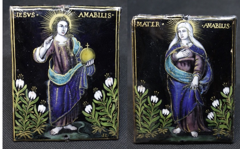 A Rare Pair Of Painted Limoges Enamel Plaques—jacques II Laudin (c. 1663–1729)