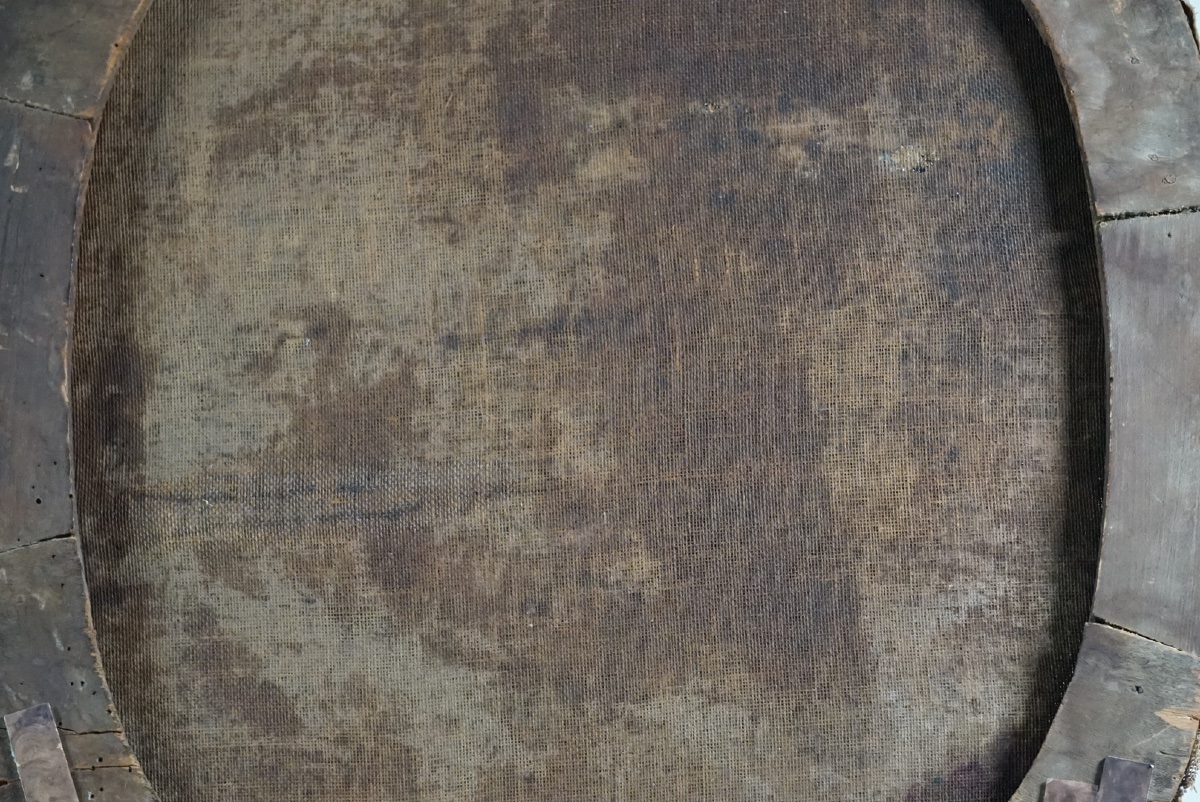  L’Éducation de la Vierge – Élégante Huile sur Toile Ovale du XVIIIe Siècle (École Italienne)-photo-6