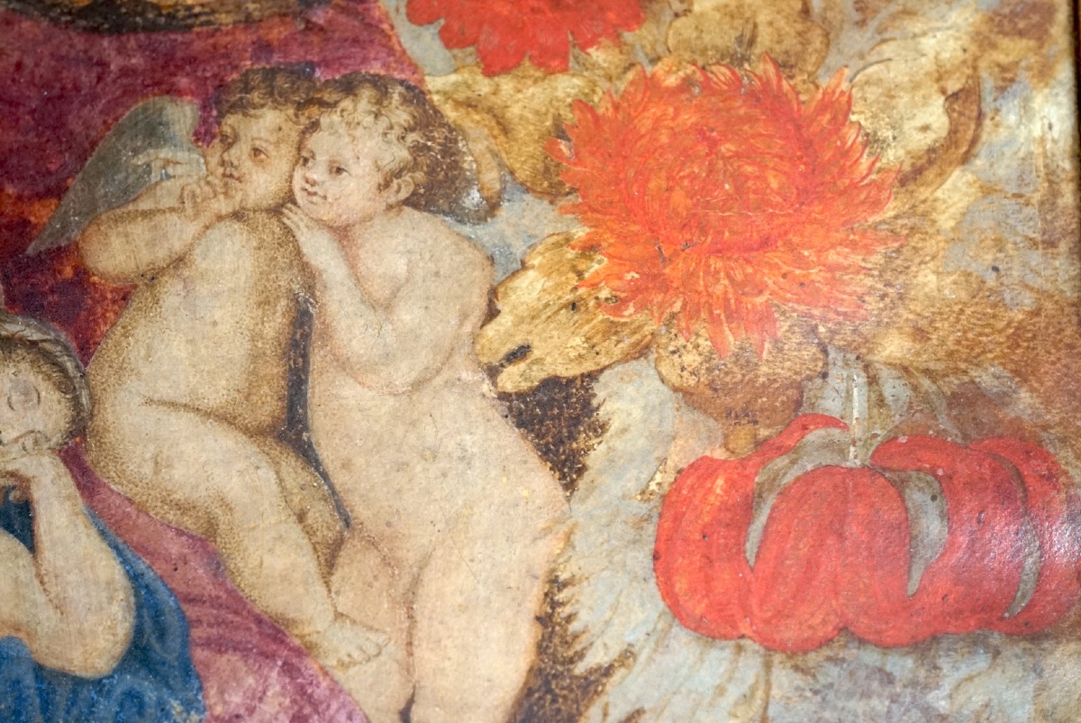 Sleeping Venus With Children In A Floral Garland-photo-2