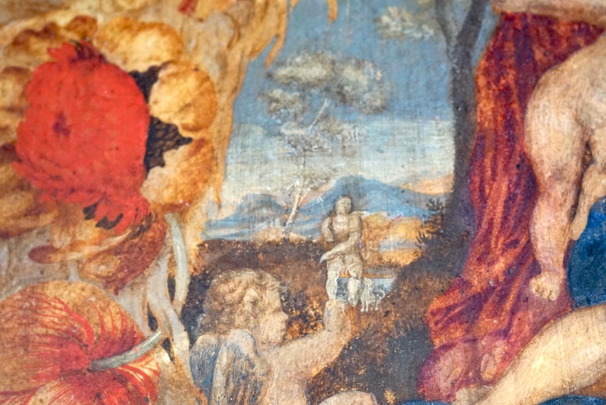 Sleeping Venus With Children In A Floral Garland-photo-6