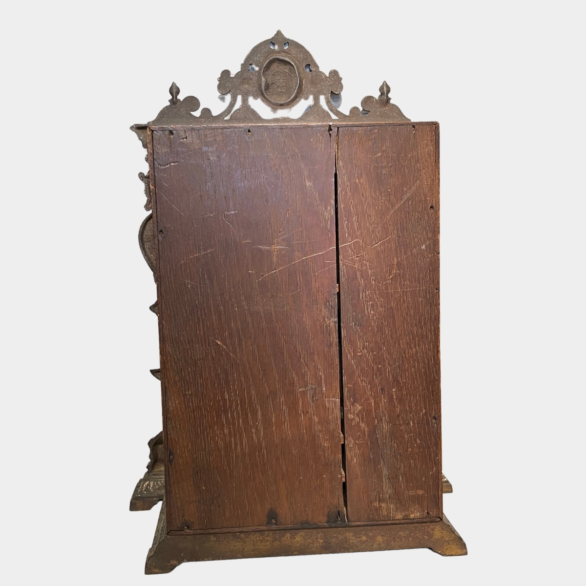 Artistic Cast-iron And Oak Tabletop Cabinet – Rudolf Mayer (1846–1916)-photo-1