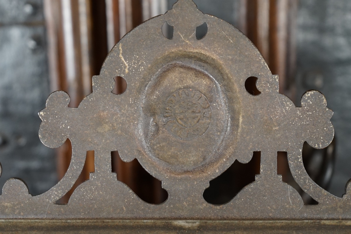 Artistic Cast-iron And Oak Tabletop Cabinet – Rudolf Mayer (1846–1916)-photo-7