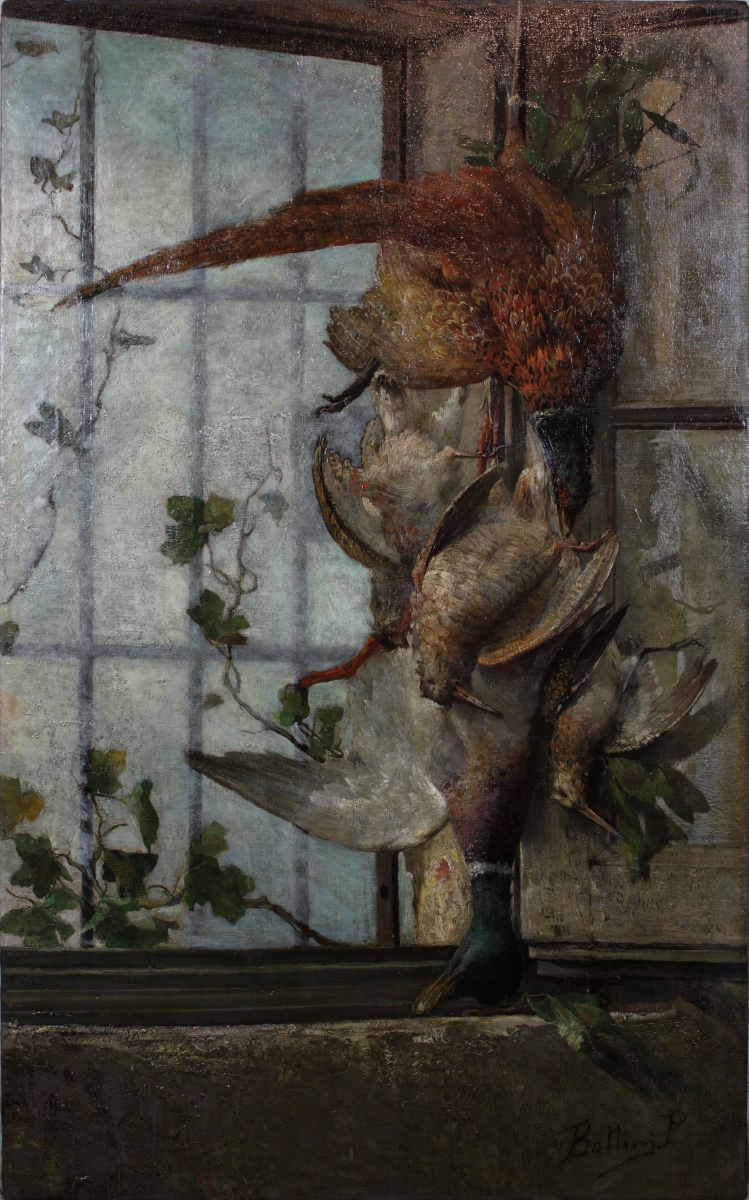 Grande Nature Morte au Gibier - Pompeo Bottini (1873-1958)