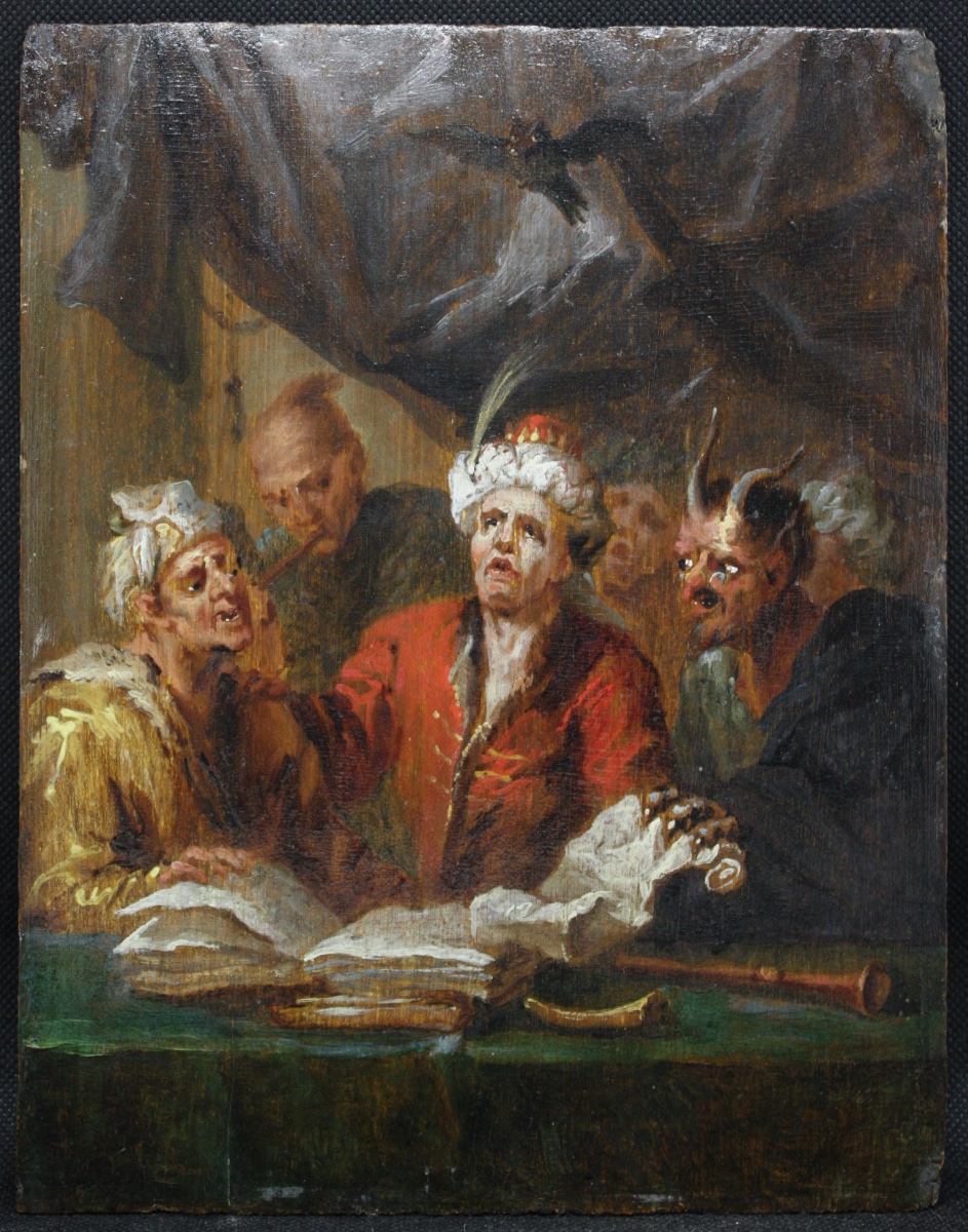 Scène Ésotérique : Le Pacte Diabolique – Suiveur de Frans Francken II (1581–1642)