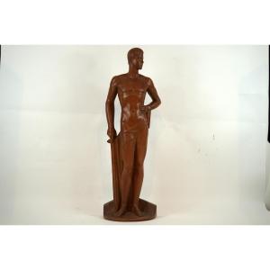Alberto BAZZONI (1889-1973) – Le Légionnaire (Héros classique au glaive)