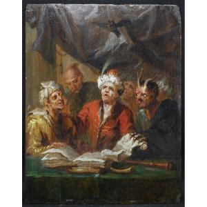Scène Ésotérique : Le Pacte Diabolique – Suiveur de Frans Francken II (1581–1642)