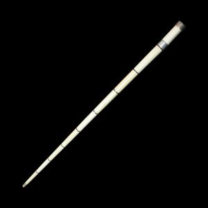 Rare Navy Officer's Staff In Ivory, Tortoiseshell, And Silver – England, 19th Century (c