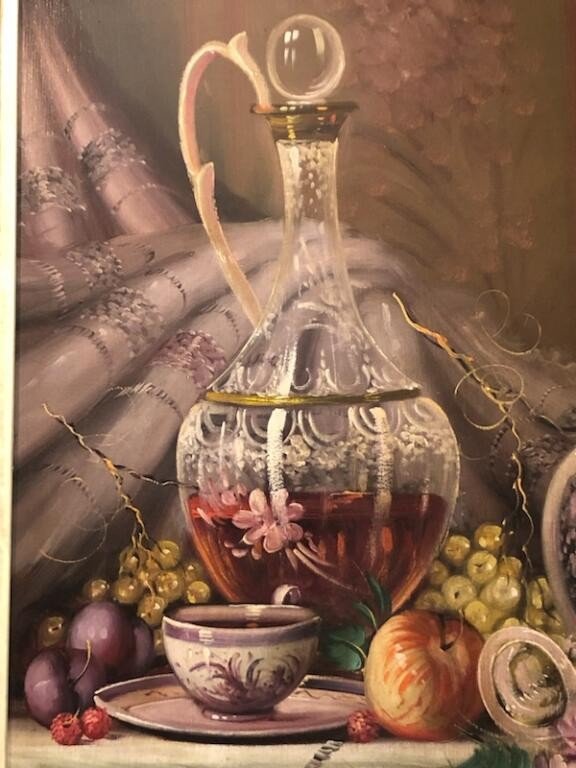 Still Life With Fruits And Glassware-photo-2