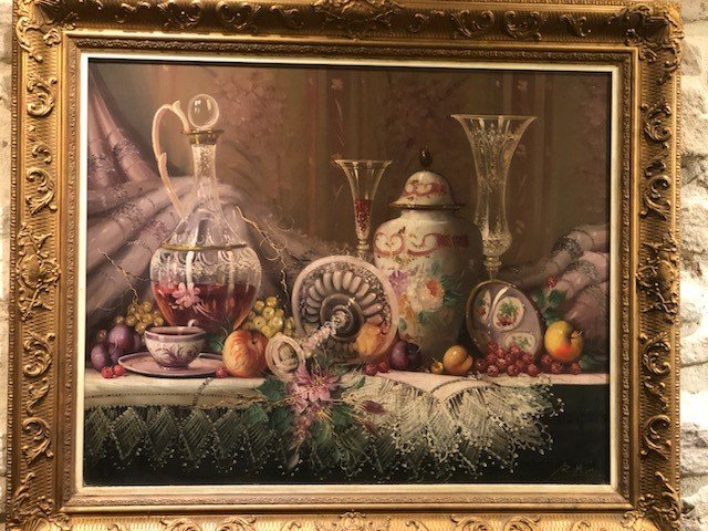 Still Life With Fruits And Glassware