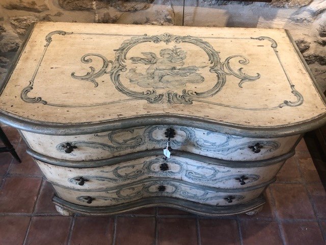 Painted Commode Italy 18th-photo-4
