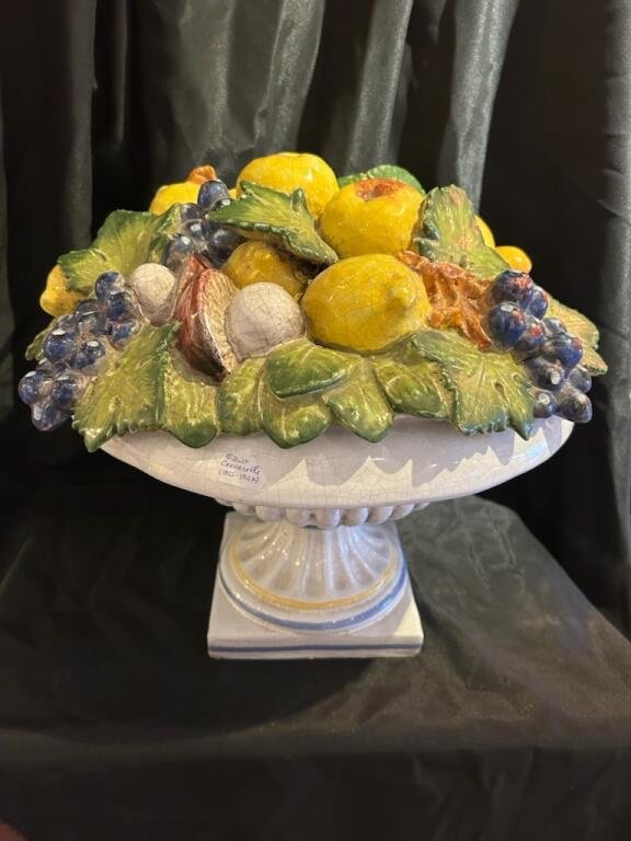 Grande Coupe En Barbotine Ezio Ceccarelli