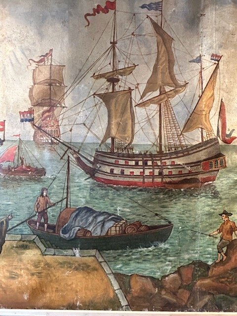 The Port Of La Rochelle In The 18th Century-photo-3
