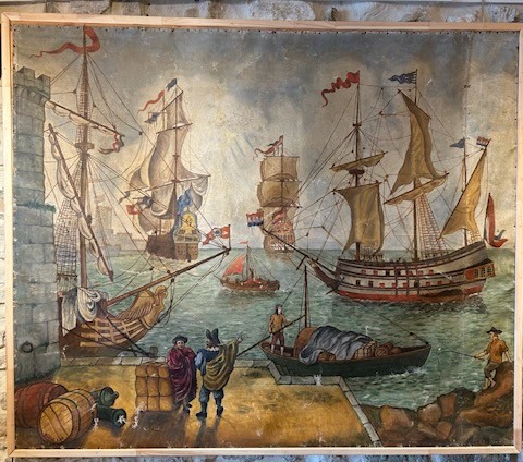 The Port Of La Rochelle In The 18th Century