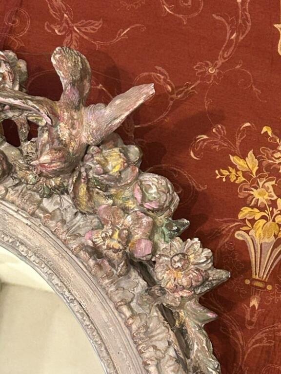 19th Century Bird Mirror-photo-3