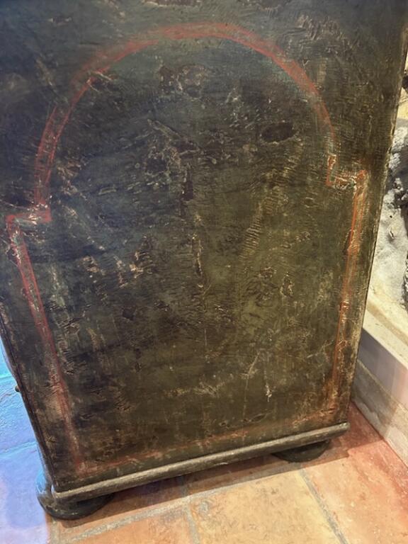 18th Century Florence Painted Chest Of Drawers-photo-3