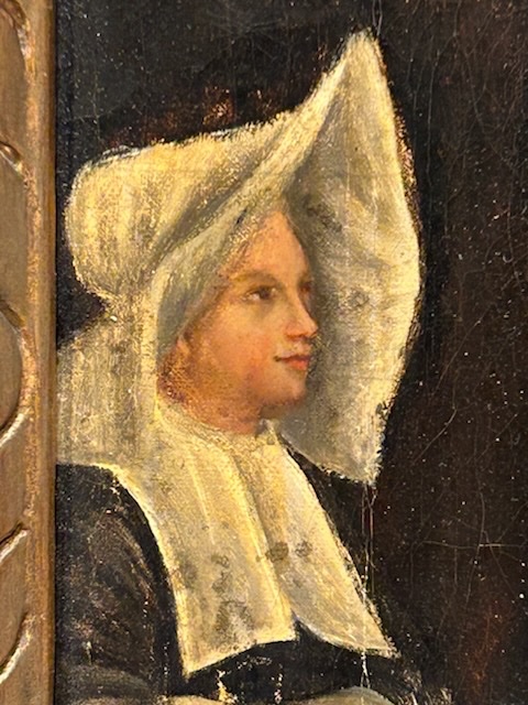 Nuns Oil On Canvas 19th Century-photo-4