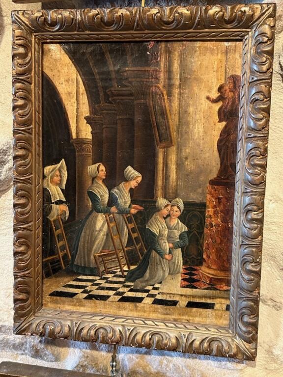 Nuns Oil On Canvas 19th Century