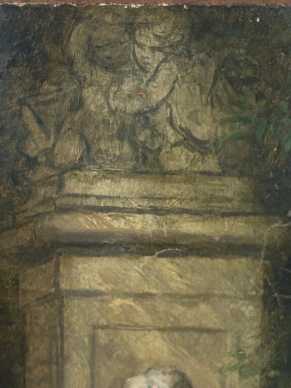 Romantic Scene By Antony Serres, 19th Century-photo-1