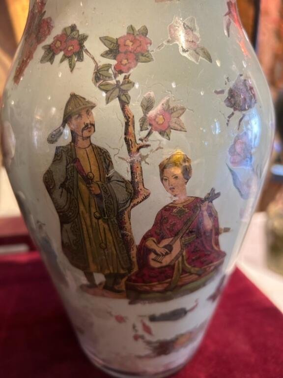 Pair Of 18th-century Arte Povera Vases-photo-1