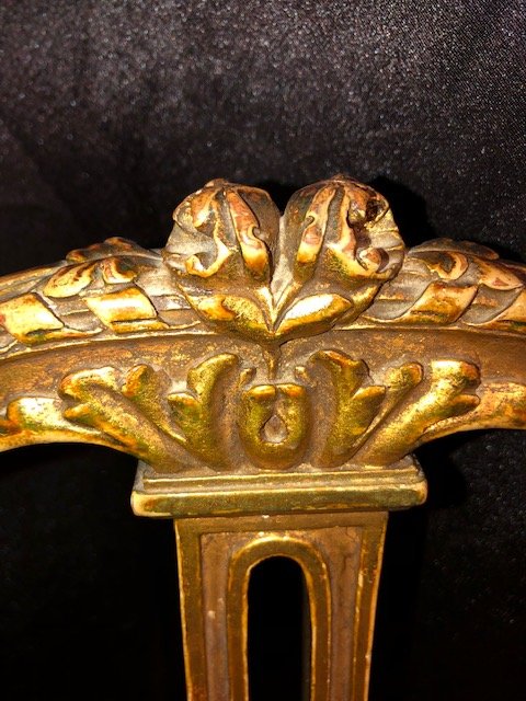 Chaise En Bois Doré Style Louis XVI-photo-2