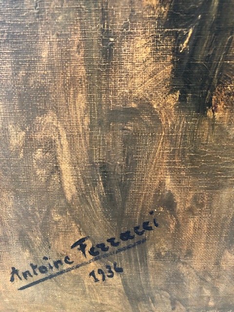 Oil On Canvas The Parrot-photo-2