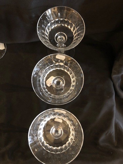 Six Baccarat Champagne Glasses-photo-2