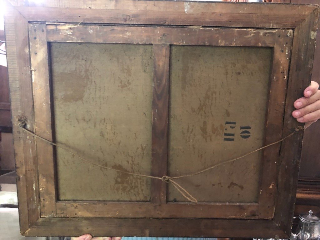 Le Repas Des Curés Huile Sur Toile Du 19ème Siècle-photo-6