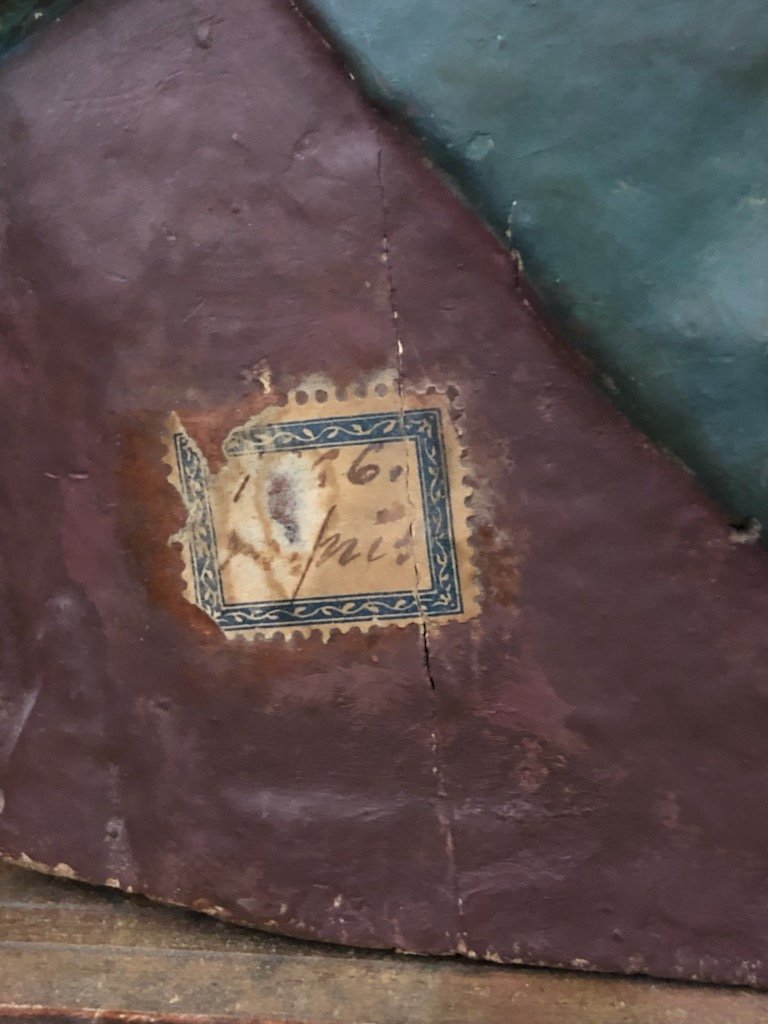Virgin In Polychrome Wood 18th-photo-6
