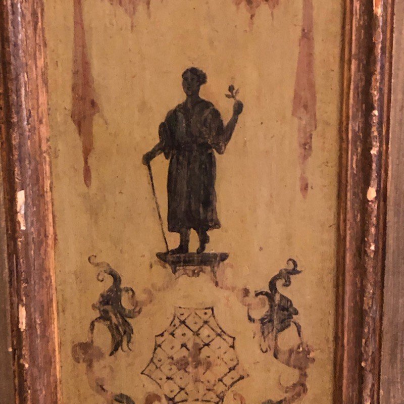 Paire De Portes Peintes 18ème-photo-1