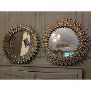 Paire de miroirs soleil