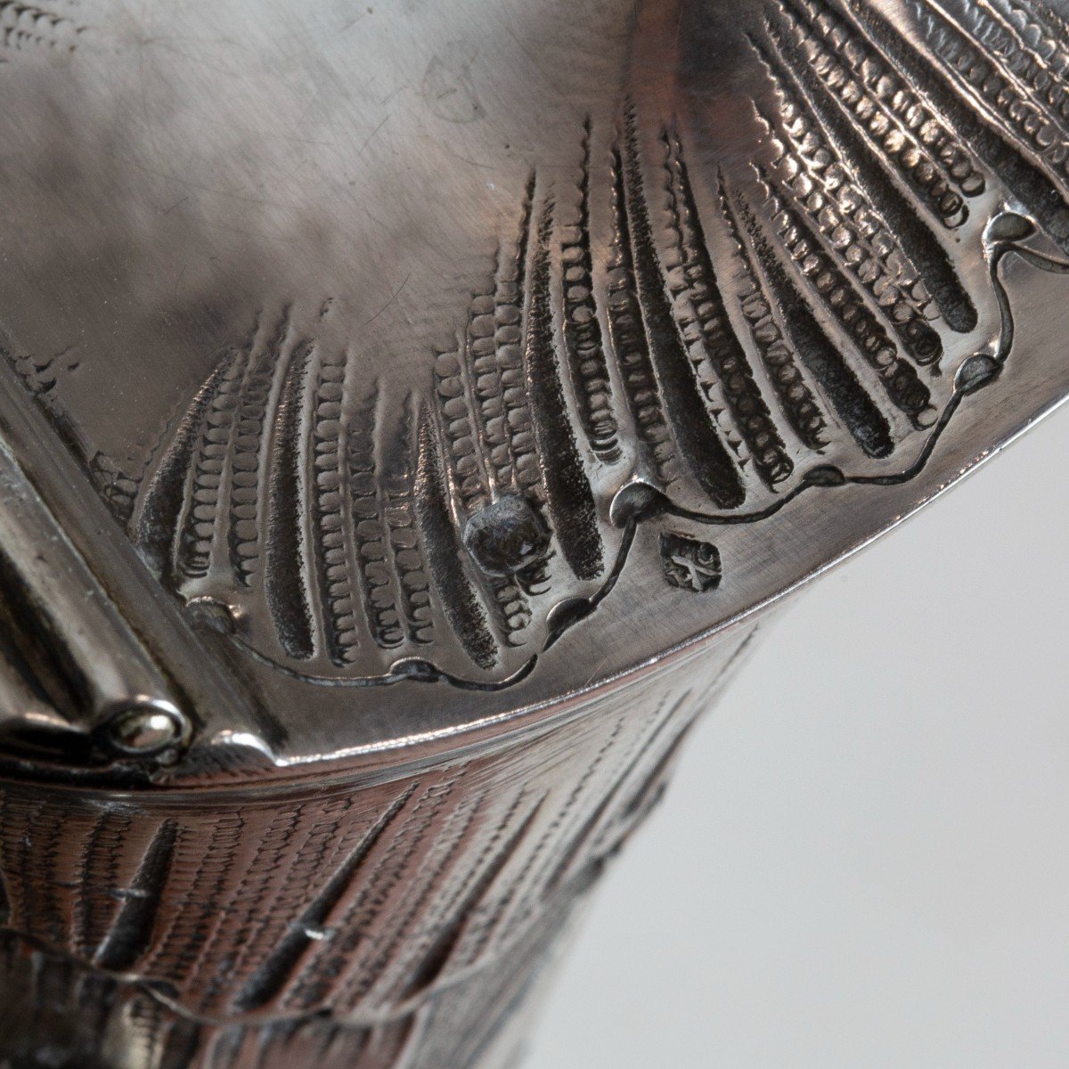 Silver And Engraved Crystal Claret Jug-photo-1