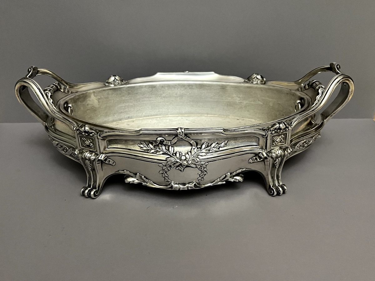 Jardinière En Argent Massif