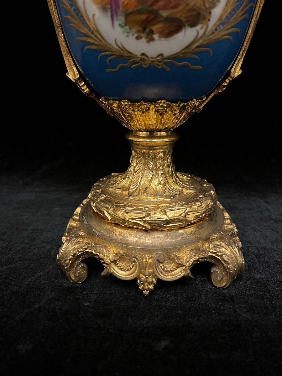 Porcelain Vase, "sèvres" Style-photo-6
