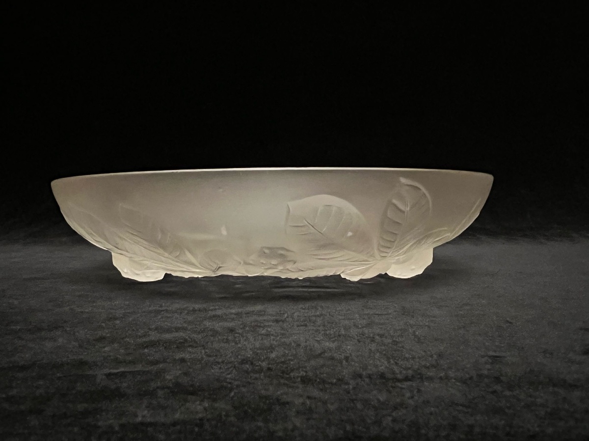 Vase Art Deco en verre-photo-1