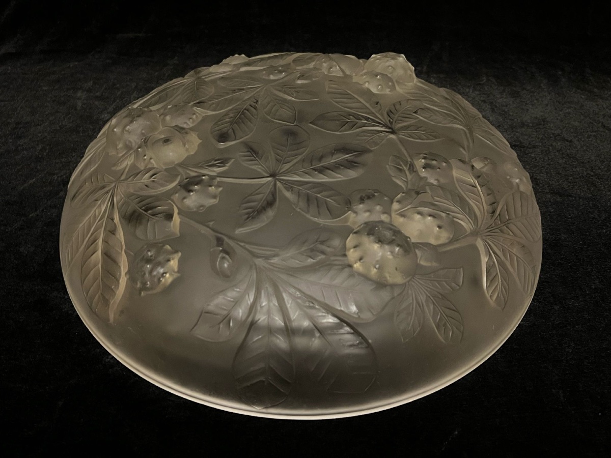 Vase Art Deco en verre-photo-2