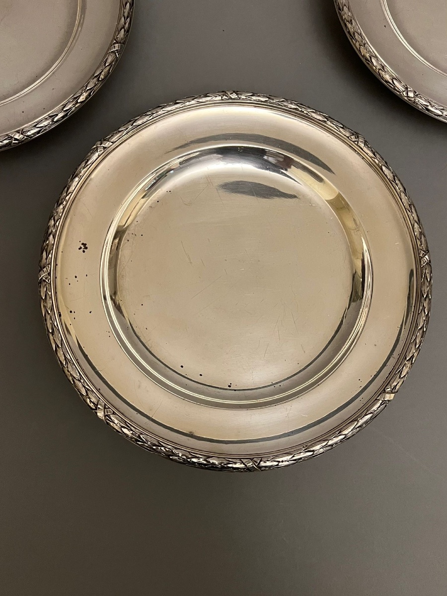Odiot  plats de service. 3 pieces-photo-2