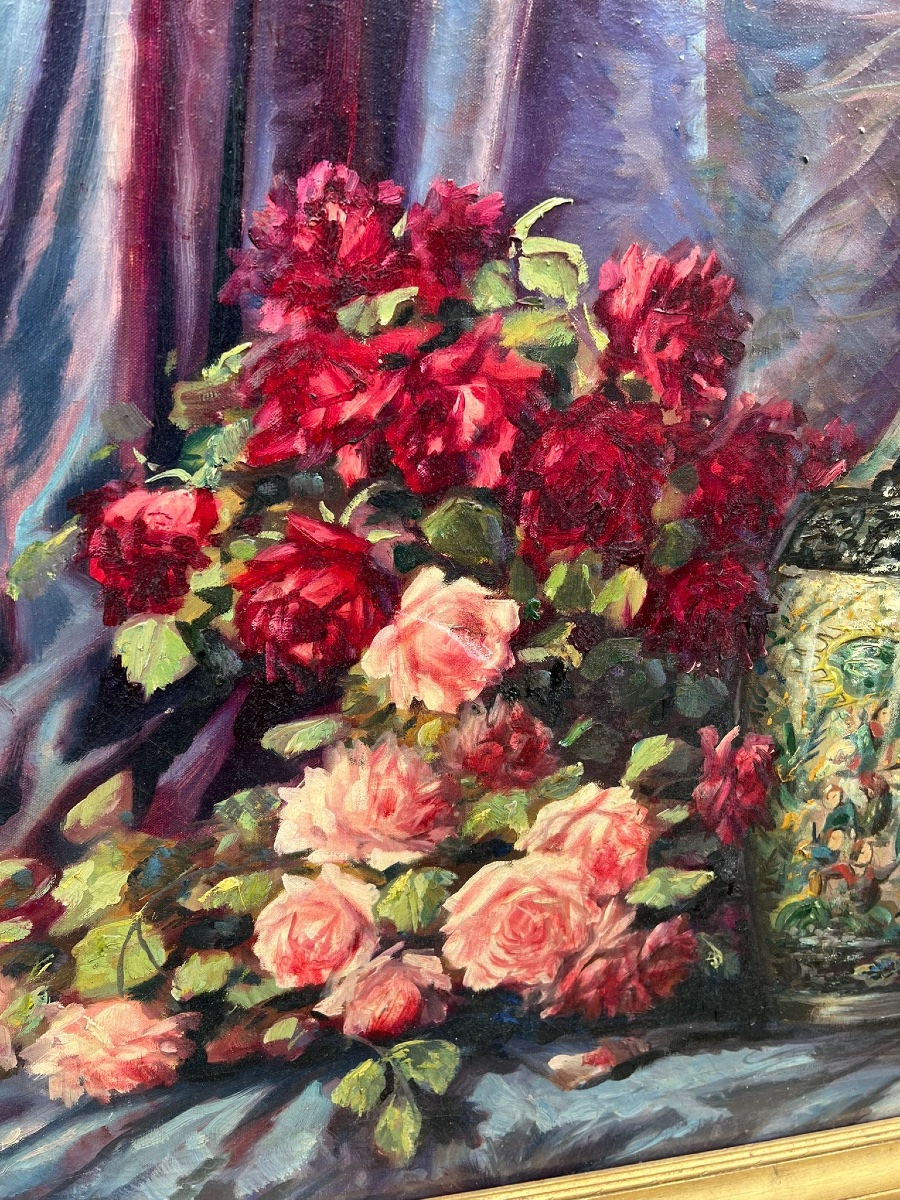 Paire de tableaux, nature mort-photo-1