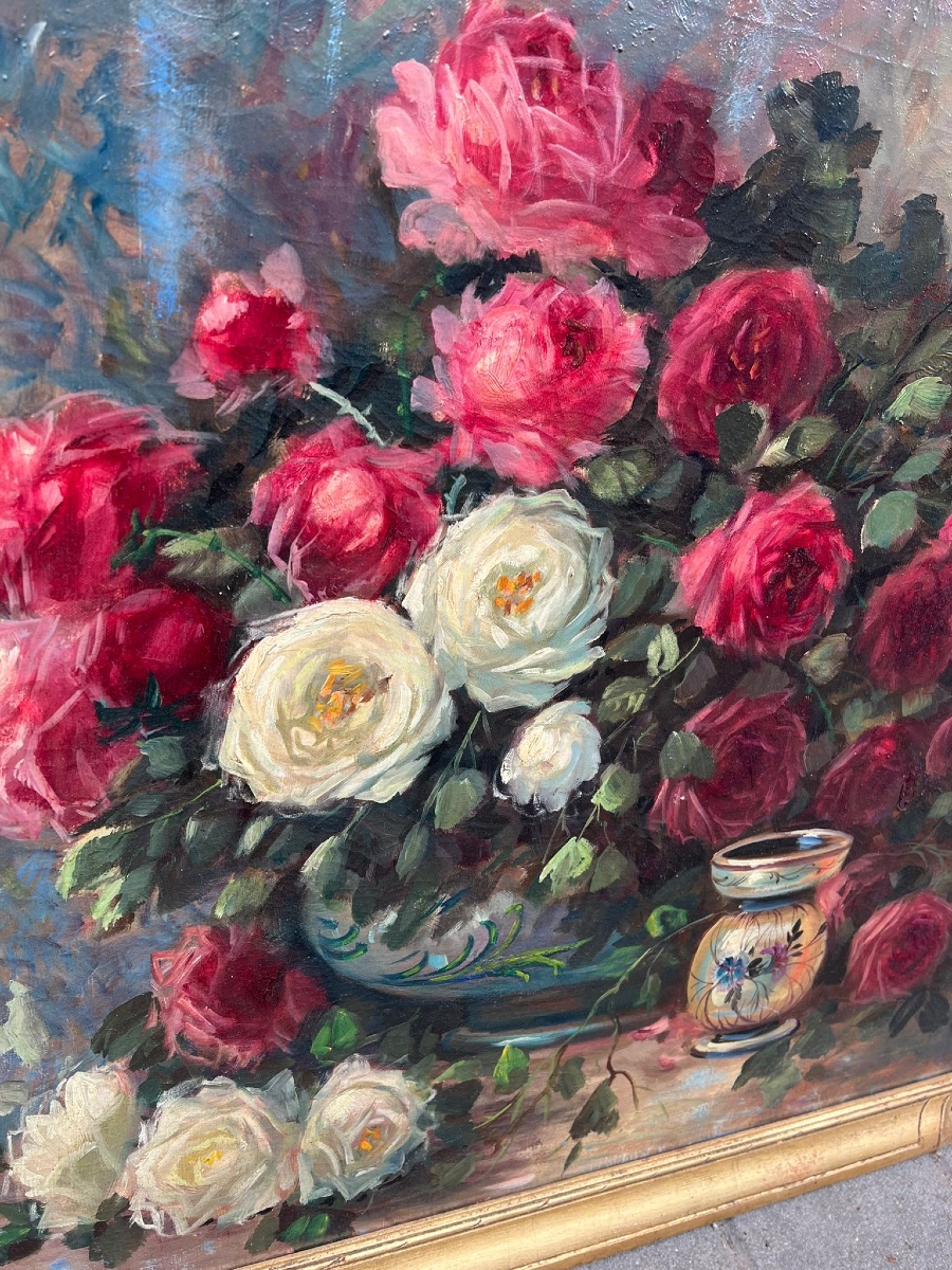 Paire de tableaux, nature mort-photo-7