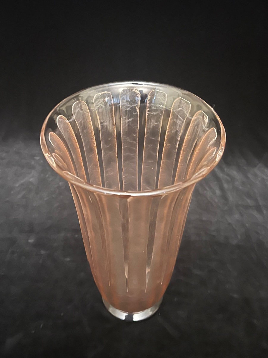 SHNEIDER Art Deco vase en verre-photo-2