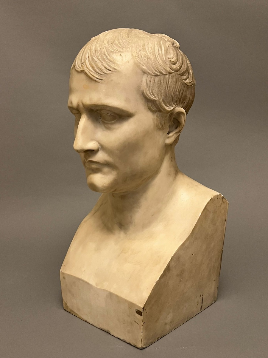 Napoleon 1, Bust en marble blanc-photo-7
